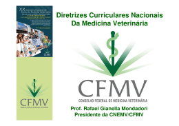 Diretrizes Curriculares Nacionais Da Medicina Veterinária
