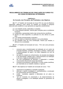 Regulamento TCC Medicina Veterinaria_2006