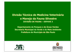 Divisão Técnica de Medicina Veterinária e Manejo