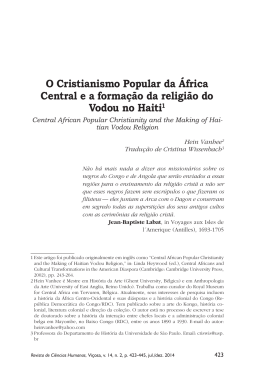 O Cristianismo Popular da África Central e a formação da religião