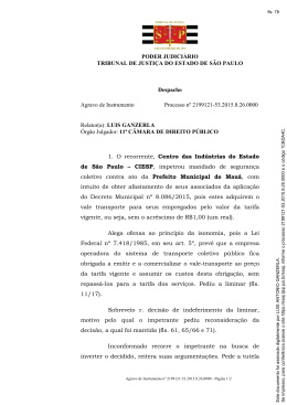 PODER JUDICIÁRIO TRIBUNAL DE JUSTIÇA DO ESTADO