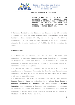 RESOLUÇÃO 19.2015 Altera a Comissão COPE