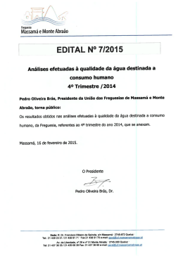 Edital 7/2015 - União das Freguesias de Massamá e Monte Abraão
