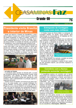76 Presidente visita Brasília e interior de Minas