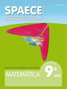 Matemática 9º ano Ensino Fundamental - SPAECE