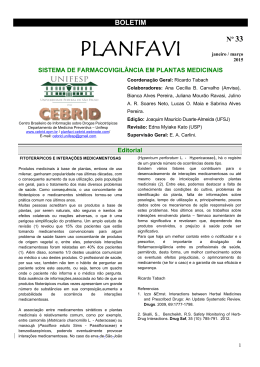 Jan/Fev/Mar - 2015 - CEBRID - Centro Brasileiro de Informações