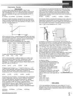 revisão de calorimetria - professorpanosso.com.br