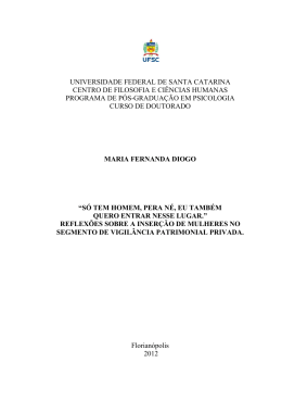 Tese Maria Fernanda Diogo - Repositório Institucional da UFSC
