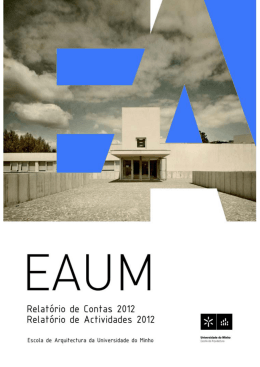 Relatório de Actividades EAUM 2012