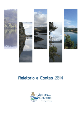 Relatório e Contas 2014 - Águas de Lisboa e Vale do Tejo