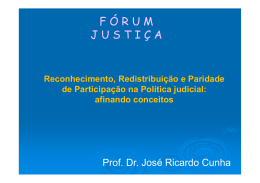 Apresentacao Prof. Jose Ricardo Cunha