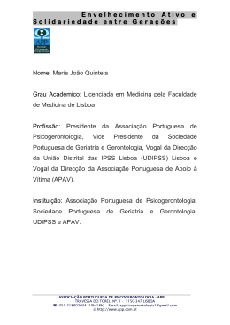 Maria João Quintela - APP – Associação Portuguesa de