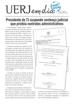 Presidente do TJ suspende sentença judicial que proibia