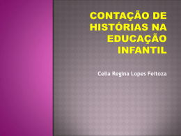 CONTAÇÃO DE HISTÓRIAS NA EDUCAÇÃO INFANTIL