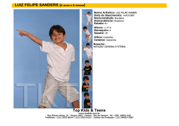 Top Kids & Teens LUIZ FELIPE SANDERS (6 anos e 8 meses)
