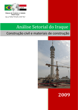 Análise Setorial do Iraque - Camara de Comércio Brasil Iraque