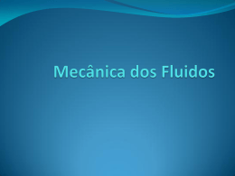 mecânica dos fluídos