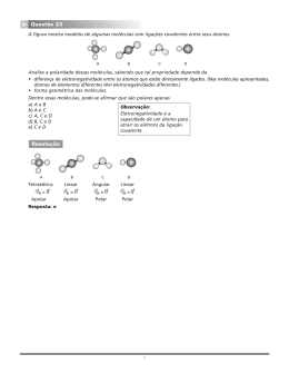 Page 1 1 A figura mostra modelos de algumas moléculas com