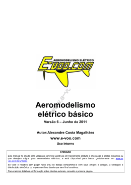 Manual de Aeromodelismo Eletrico