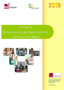 Estudo de caracterização do capital humano do pessoal da RNCCI