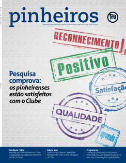 Pesquisa comprova: - Esporte Clube Pinheiros