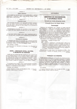 Diário da República Nº10 de 13 de Janeiro de 1997