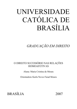 Maria Cristina de Moura - Universidade Católica de Brasília