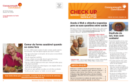 Check Up, SCO Member Newsletter in Portugese