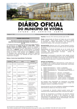 Diário Oficial - MINHA VITÓRIA