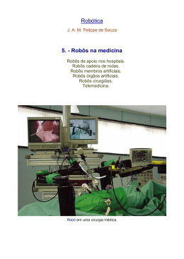 Robótica 5. - Robôs na medicina