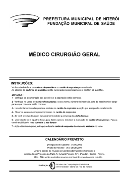 MÉDICO CIRURGIÃO GERAL