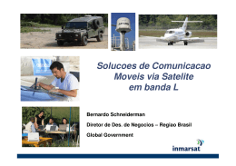 Solucoes de Comunicacao Moveis via Satelite em
