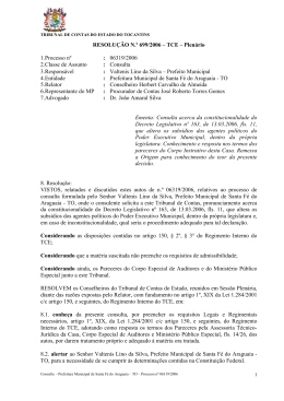 PROCESSO N - Tribunal de Contas do Estado do Tocantins