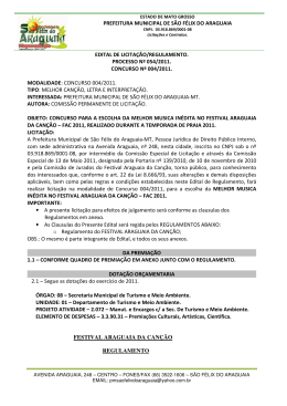 prefeitura municipal de são félix do araguaia edital de licitação
