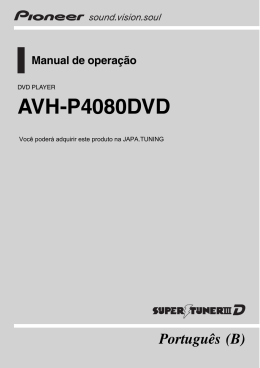 AVH-P4080DVD - Japa Tuning