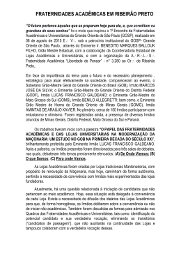 Leia a Carta de Ribeirão Preto