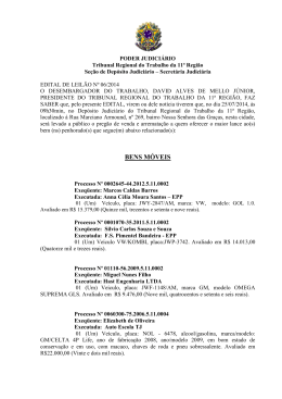 EDITAL DE LEILÃO 06.rtf - Tribunal Regional do Trabalho da 11ª
