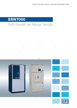 SSW7000 Soft-Starter de Média Tensão