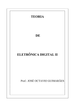 TEORIA DE ELETRÔNICA DIGITAL II