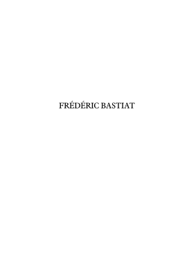 Frédéric Bastiat - Instituto Ludwig von Mises Brasil