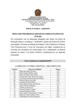 EDITAL Nº 23/2014 - Universidade Aberta do Piauí