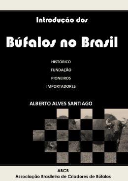 Introdução dos Búfalos no Brasil
