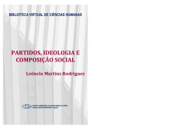 RODRIGUES, L. M. Partidos -ideologia e composicao social