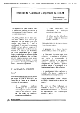 Ângela [Martins] Rodrigues, Número anual 3ª, 1995, pp. 16-22