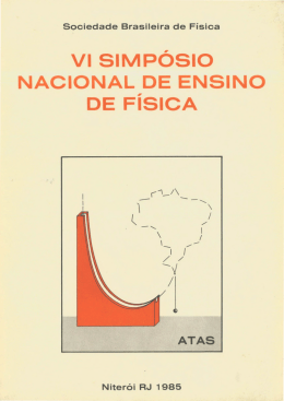 VI - Sociedade Brasileira de Física