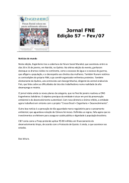 Jornal FNE Edição 57 – Fev/07