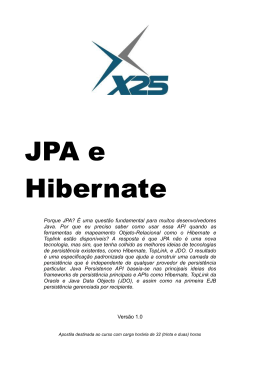 JPA e Hibernate - Clicks de Fernando Anselmo