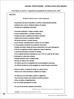 Língua Portuguesa / Literatura Brasileira
