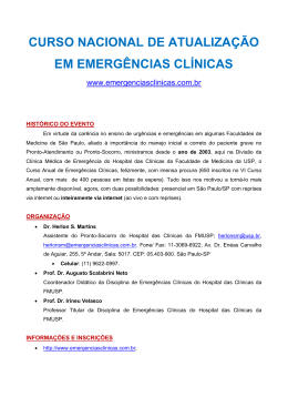 curso nacional de atualização em emergências clínicas