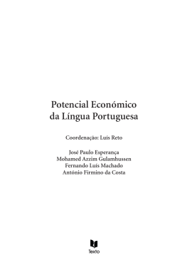 Potencial Económico da Língua Portuguesa